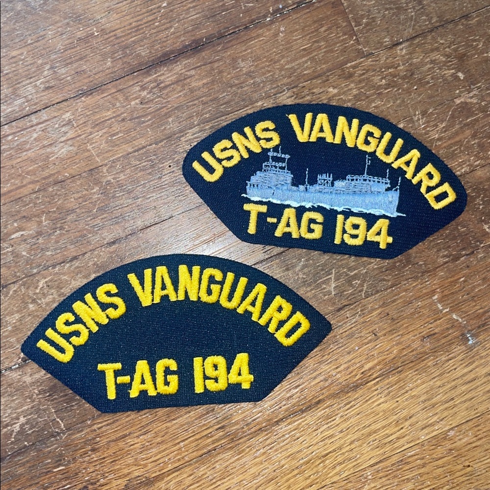 USNS Vanguard T-AG 194 Patches